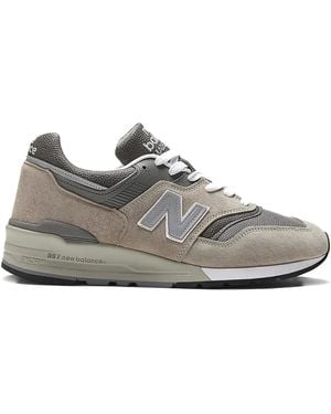 New Balance Made in USA 997 Sneakers mit Mesh-Einsätzen - Grau