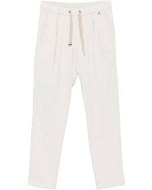Herno Metallised Pantalone - White
