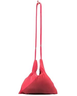 MULTITUDES BAGS Plissé-Effect Babi Shoulder Bag - Red