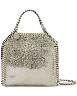 Stella McCartney Falabella Tiny Chain Handle Tote Bag - Metallic