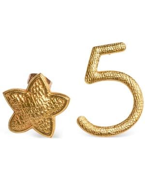 Natia X Lako Number 5 Earrings - Metallic