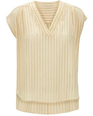 Kaos Striped Blouse - Natural