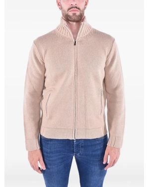 Kangra Zip-Up Merino-Wool Cardigan - Blue