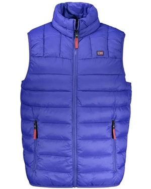 Norway 1963 Quilted Sleeveless Jacket - Blue