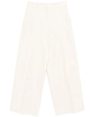 N°21 Woven Trousers - White
