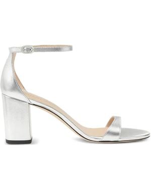 Stuart Weitzman Nudistcurve Open-Toe Sandals - White