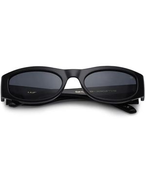 A.Kjærbede Lunettes De Soleil Gust À Monture Ovale - Noir
