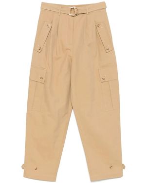 Liu Jo Pantalones cargo estilo capri - Neutro