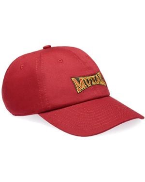 Bally X Dj Leo Mas Muzak-Embroidery Cap - Red