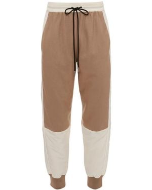 JW Anderson Panelled Drawstring Track Trousers - Natural