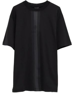 Gucci Web-Detail Logo-Print T-Shirt - Black