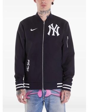 Nike X New York Yankees Bomber Jacket - Blue