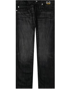 Rhude Jeans Classic Con Applicazione - Nero