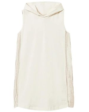Twinset Mini Pleated-Detail Dress - White