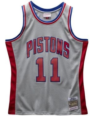 Mitchell & Ness Detroit Pistons 82 Isiah Thomas Jersey - Grey