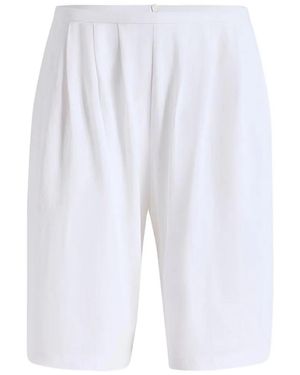 KHAITE Poppy Cotton Shorts - White