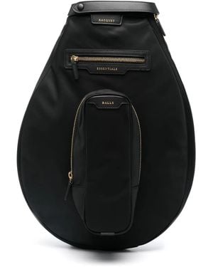 Anya Hindmarch Tennisschläger-Tasche - Schwarz