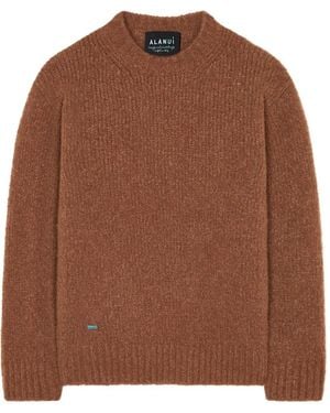 Alanui Pullover Mit Gerippten Nähten - Braun