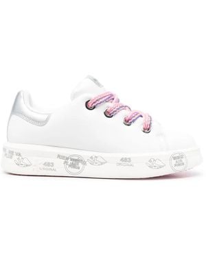 Premiata Belle Leather Trainers - White