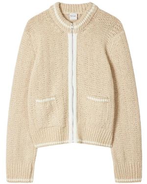 Paul Smith Cárdigan Con Cremallera - Neutro