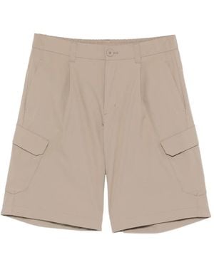 Herno Polyester Cargo Shorts - Natural