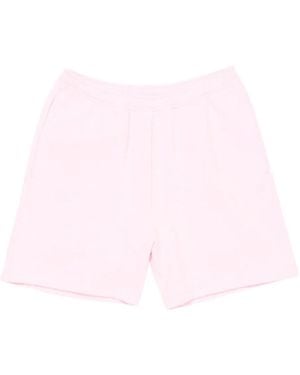 Acne Studios Shorts Mit Logo-Stickerei - Pink
