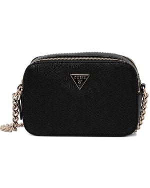 Guess Chain Strap Cross Body Bag - Black