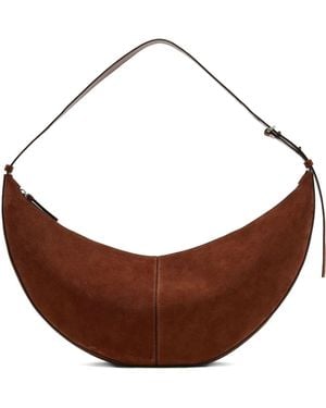 Proenza Schouler Slide Suede Shoulder Bag - Brown