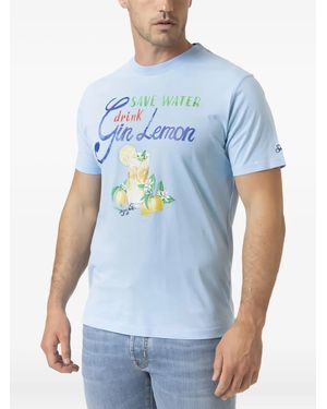 Mc2 Saint Barth Round-Neck T-Shirt - Blue