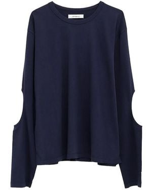 GIMAGUAS Julian Cut-Out T-Shirt - Blue