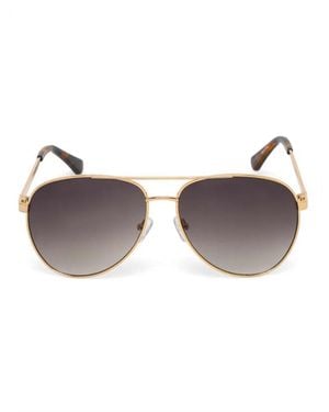 GUESS EYEWEAR Lunettes De Soleil À Monture Pilote - Marron