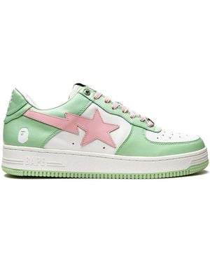 A Bathing Ape Bape Sta M2 Low Trainers - Green