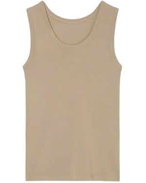 Marc O' Polo Sleeveless Jersey Tank Top - Natural
