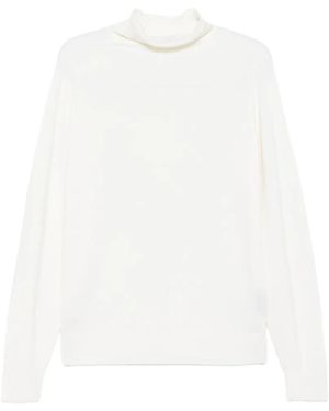 John Smedley Connell Rollkragenpullover - Weiß