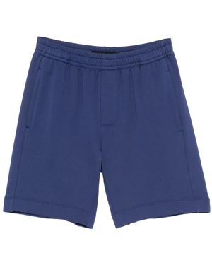 Notrainproof Elasticated-Waist Track Shorts - Blue