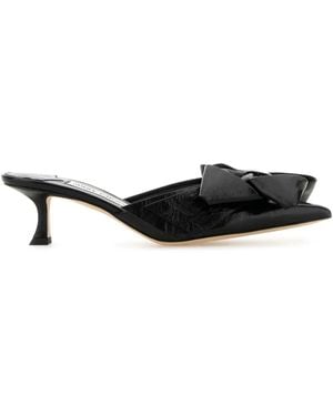 Jimmy Choo Mules Staz con tacón de 50 mm - Negro