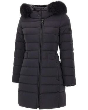 Peuterey Hooded Down Coat - Blue