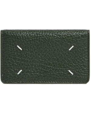 Maison Margiela Portacarte Four Stitches - Verde