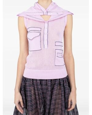 Kiko Kostadinov Kreiner Top - White