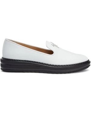 Giuseppe Zanotti Mocasines Tim - Blanco