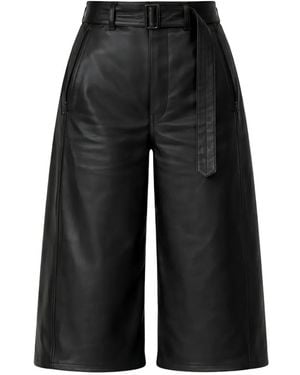 Lemaire Belted Shorts - Black