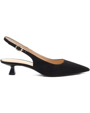 Stuart Weitzman 35Mm Stuart Sculpt Slingback Pumps - Black