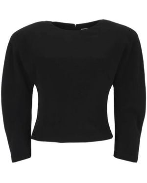ANDAMANE Top Met Lange Mouwen - Zwart