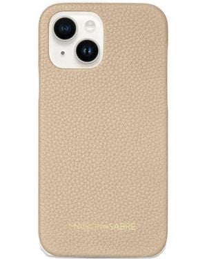 Maison De Sabre Leather Iphone 14 Case - Natural