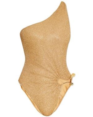 Oséree One-Shoulder Ring Swimsuit - White