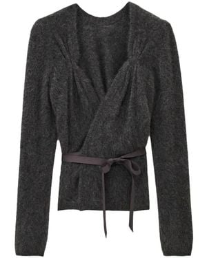 Ba&sh Cardigan Terrats À Design Portefeuille - Black