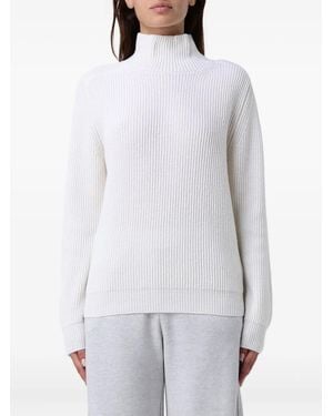 Dondup Ribbed Turtleneck Sweater - White