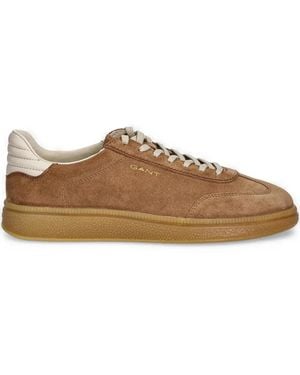 GANT Zapatillas de piel - Marrón