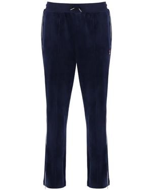 Fila Fio Velour Drawstring Track Trousers - Blue