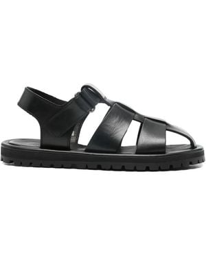 Studio Nicholson Sandom Leather Sandals - Black